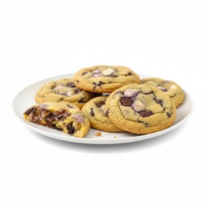 Ciasteczka z czekoladą i jagodami